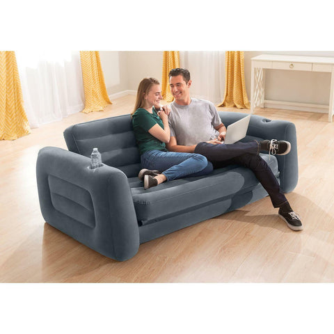 Aufblasbares Sofa-Lounge 203 cm - Umwandelbar auch als Doppelbett