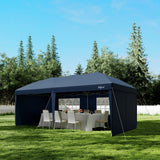 Faltpavillon 3 x 6 m – Pop-Up Pavillon inklusive Tragetasche. Sonnenschutz und leichter Regen. Mit 6 Seitenteilen.