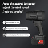 Black Edition Akku-LaubbläserBläser Pistolen-Laubbläser Extrempower mit bis zu 210 km/h. 2 Akus