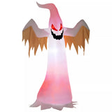 Halloween Selbstaufblasenderes Gespenst 2,4 m Dekoration mit LEDs IP44