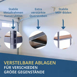 2er Set Schwerlastregale 160 x 80 x 40 cm insgesamt bis 1400 kg