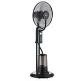Nebelventilator Standventilator Ø40 cm Luftkühler Ventilator 90W mit 2,8 Liter Wassertank für Ultraschallnebel