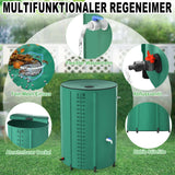 Regentonnen. 200-750 Liter. Warum zahlen, wenn Wasser gratis vom Himmel kommt?