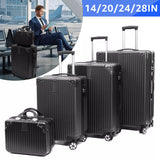 Vierteiliges Black Style Business Kofferset! 4-tlg. Komplettpreis. Sonderposten.