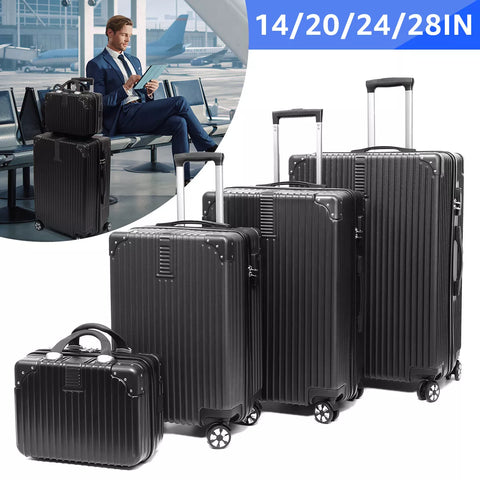 Vierteiliges Black Style Business Kofferset! 4-tlg. Komplettpreis. Sonderposten.