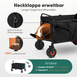 Bollerwagen Faltbar Gartenwagen Handwagen Strandwagen Klappbar Transportwagen