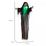 Halloween Hängendes Monster 183 cm mit LED-Lichter Soundfunktion