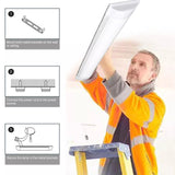 Premium T5-LED-Deckenleuchten (Auch für Feuchträume) – hochhell, langlebig. 30cm, 60cm, 90cm, 120cm, 150cm.