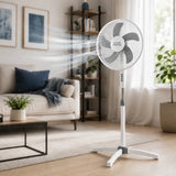 Standventilator Ø40 cm 125 cm Höhe. Luftkühler Ventilator Schwarz oder Weiß. Höhenverstellbar.