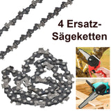 4x Ersatzketten 6 Zoll Sägeketten zu Mini-Akku-Kettensäge