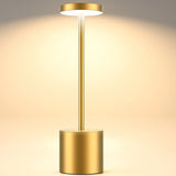 LED kabellose Designer-Tischlampe. Lampe mit Dimmung. Akkubetrieb. Nachttisch, Gartentisch. Exklusiv. Touch-Funktion