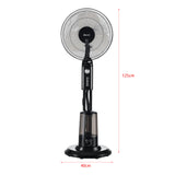 Nebelventilator Standventilator Ø40 cm Luftkühler Ventilator 90W mit 2,8 Liter Wassertank für Ultraschallnebel