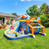 Sommer-Hit! Hüpfburg 8-in-1 mit Wasserrutsche & Gebläse