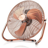 Windmaschine (Farbe: Kupfer) 160 Watt! Bodenventilator Ø50 cm