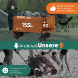 Bollerwagen Faltbar Gartenwagen Handwagen Strandwagen Klappbar Transportwagen