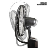 Nebelventilator Standventilator Ø40 cm Luftkühler Ventilator 80 Watt mit 1,2 Liter Wassertank für Ultraschallnebel