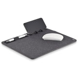 Mauspad mit 15 W Handy-Qi-Ladefunktion & Smartphone-Halter