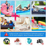 Elektrische USB Akkupumpe 6000mAh Luftpumpe Pool Schlauchboote Luftmatratze Gebläse