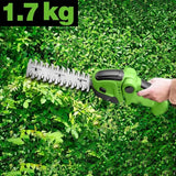 Sonderposten: 2-in-1 Akku-Hecken- & Grasschere – kompakt, leicht und vielseitig