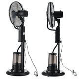 Nebelventilator Standventilator Ø40 cm Luftkühler Ventilator 90W mit 2,8 Liter Wassertank für Ultraschallnebel