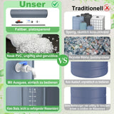 Regentonnen. 200-750 Liter. Warum zahlen, wenn Wasser gratis vom Himmel kommt?