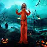 Halloween Dekoration Gefangener 85 cm mit LED-Lichter, Soundfunktion
