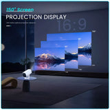Mini-Beamer 4K UHD Heimkino Projektor LCD 5G WiFi Bluetooth Taschenkino für Iphone und Android