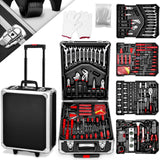 Black Edition: Werkzeugkoffertrolley 949 Teile. Schwarzes Design