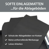 Werkstattwagen Servicewagen 3 Etagen – Stahl. Super preiswert. 70x39x79 cm.