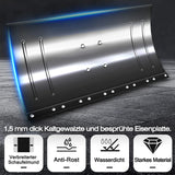 Effizienter Schneeschieber mit Rollen: Räumen Sie Schnee 3-4 mal schneller – Mit Luftbereifung