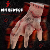 Halloween Grusel Hand vernarbt. Realistisch 21 cm mit Soundfunktioin