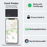 AirTag-Karte für iPhone im Kreditkartenformat – passt in jedes Portemonnaie