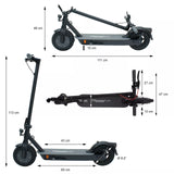 Elektroroller 10 Zoll Reifen. Cityroller E-Roller E-Scooter 20 km/h - Reichweite 40 Kilometer. 350 Watt Nabenmotor.