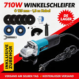 Kraftvoller Winkelschleifer 125 mm – 710 Watt für Werkstatt und Heimwerker