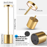 LED kabellose Designer-Tischlampe. Lampe mit Dimmung. Akkubetrieb. Nachttisch, Gartentisch. Exklusiv. Touch-Funktion