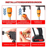 Sonderposten neues Modell: 29,90 € Mobiler Akku-Hochdruckreiniger mit 2 Akkus inkl. Ladegerät und viel Zubehör!