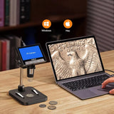 Digitales Mikroskop 1000X USB 4,3" LCD-Bildschirm.