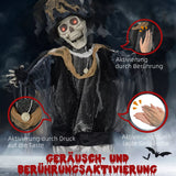 Halloween Dekoration Skelett Bräutigam 100 cm mit Geräuschen, Sound, Augenglühen