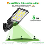 Solar-LED-Wandlampen (4-8-12er Set) mit Bewegungsmelder. Solarleuchten für Außen mit Bewegungsmelder – wetterfest &amp; kabellos