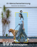 Überwachungskamera kabellos (Akku) Internet WLAN 2K mit 3 MP Megapixel mit Akkubetrieb