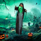 Halloween Hängendes Monster 183 cm mit LED-Lichter Soundfunktion
