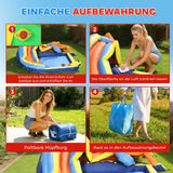Sommer-Hit! Hüpfburg 8-in-1 mit Wasserrutsche & Gebläse