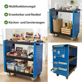 Werkstattwagen Servicewagen 3 Etagen – Stahl. Super preiswert. 70x39x79 cm.