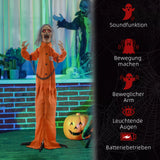 Halloween Dekoration Gefangener 85 cm mit LED-Lichter, Soundfunktion