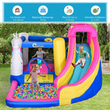 Einhorn-Hüpfburg mit Wasserpark – der Traum aller Kinder!