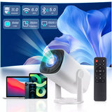 Mini-Beamer 4K UHD Heimkino Projektor LCD 5G WiFi Bluetooth Taschenkino für Iphone und Android