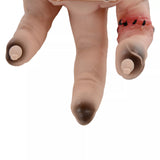 Halloween Grusel Hand vernarbt. Realistisch 21 cm mit Soundfunktioin