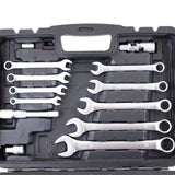 Ratschenkasten 82-teilig Ratschenschlüssel Werkzeugkoffer Ratschen 1/2" 1/4"