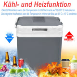 25 Liter Kühlbox, mobile Kühltruhe, Mini-Kühlschrank 12 Volt / 230 Volt