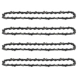 4x Ersatzketten 6 Zoll Sägeketten zu Mini-Akku-Kettensäge